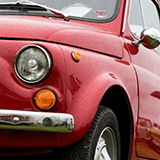 Case Study: Close-up of a red car.